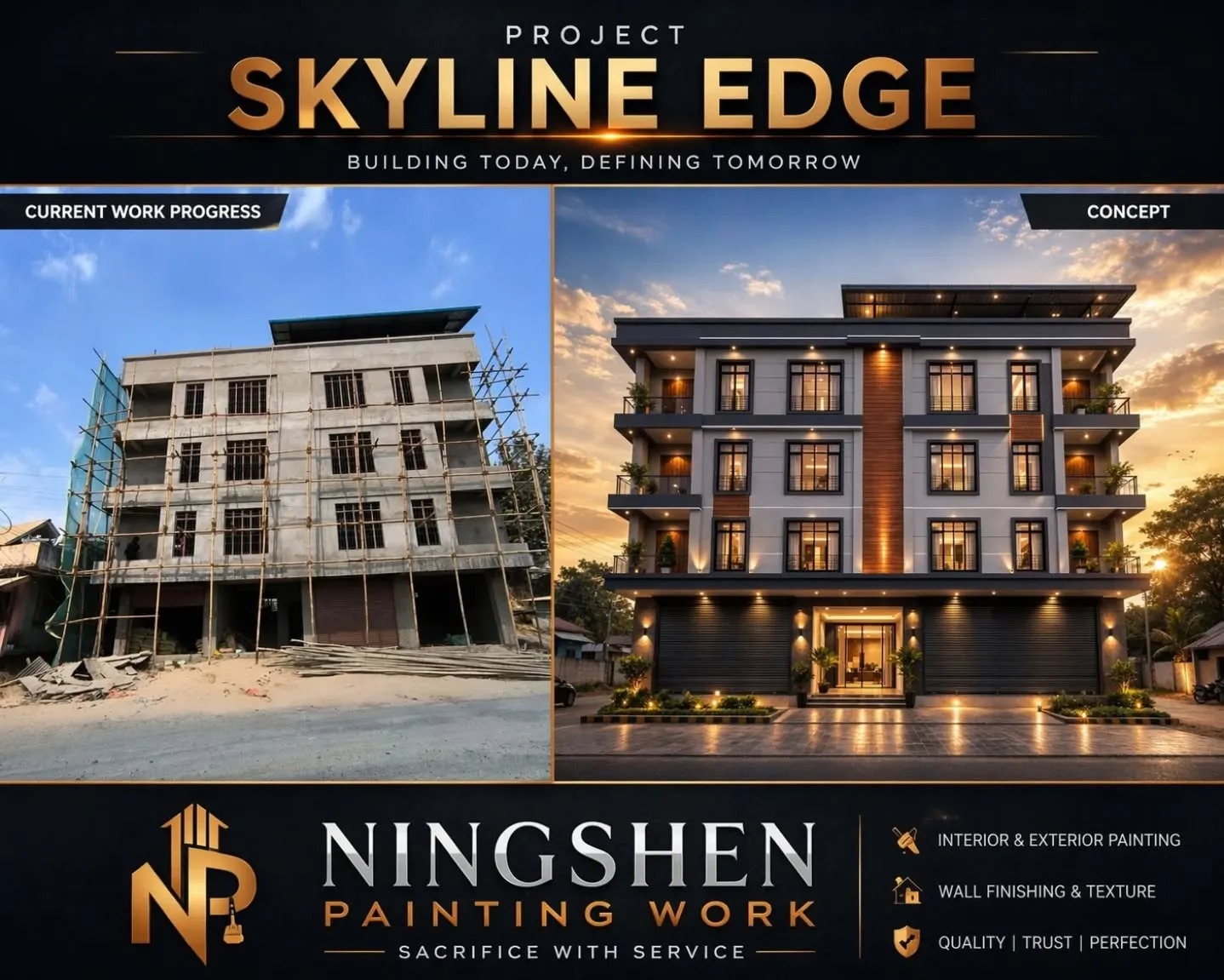 Full house finishing — Ukhrul by Ningshen Painting Work, Ukhrul, Manipur